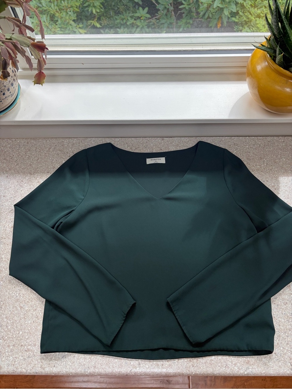 Babaton long sleeve Murphy blouse